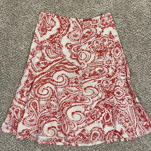 Gap Skirt Floral Fit&Amp - Picture 2 of 4